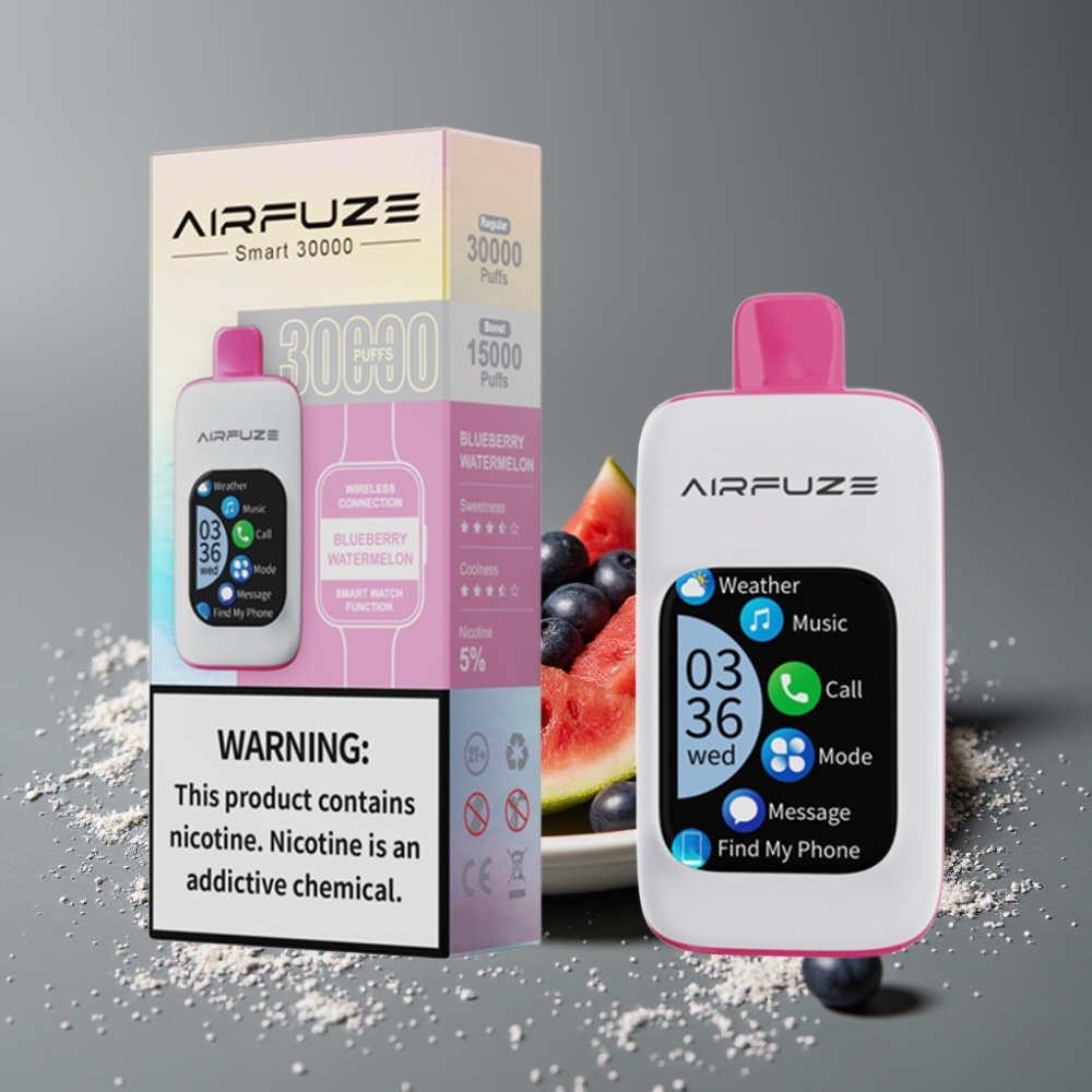 AirFuze Smart 30000 Puffs Disposable Pod 5% Nicotine Blueberry Watermelon
