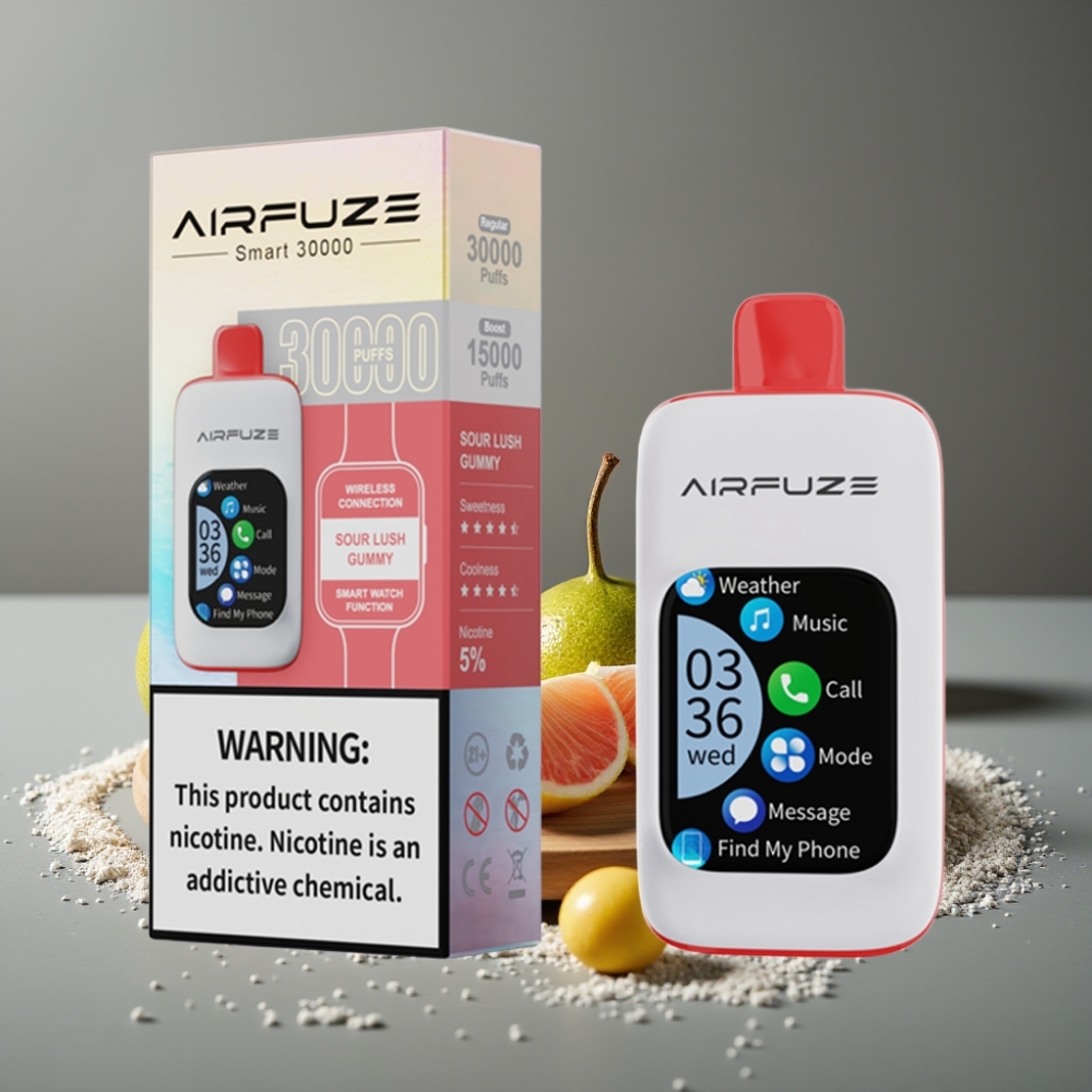 AirFuze Smart 30000 Puffs Touch Screen Disposable Pod Sour Lush Gummy