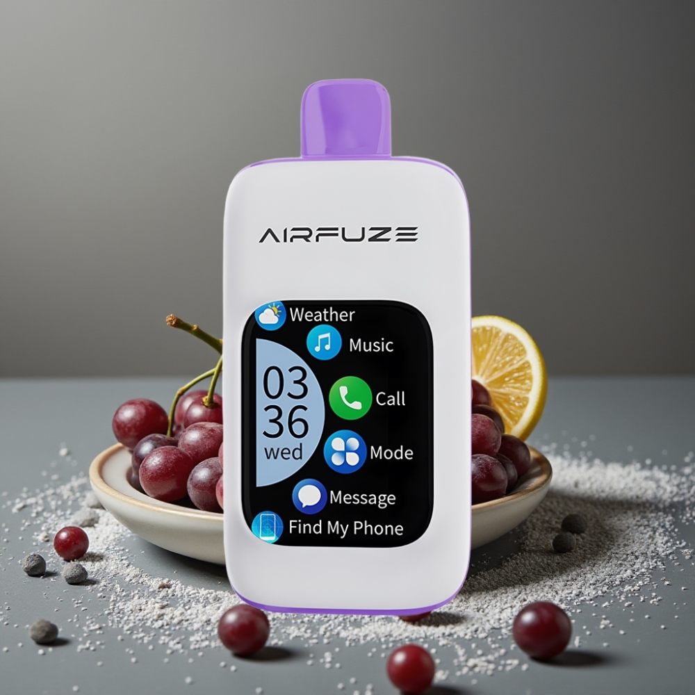 AirFuze Smart 30000 Puffs Touch Screen Disposable Vape Grape Burst