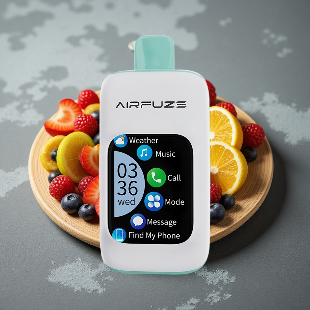 AirFuze Smart 30000 Puffs Touch Screen Disposable Vape Rainbow Fruit Burst