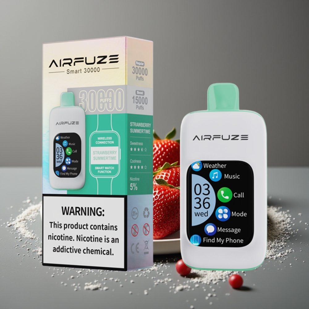 AirFuze Smart 30000 Strawberry Summertime Touch Disposable Vape