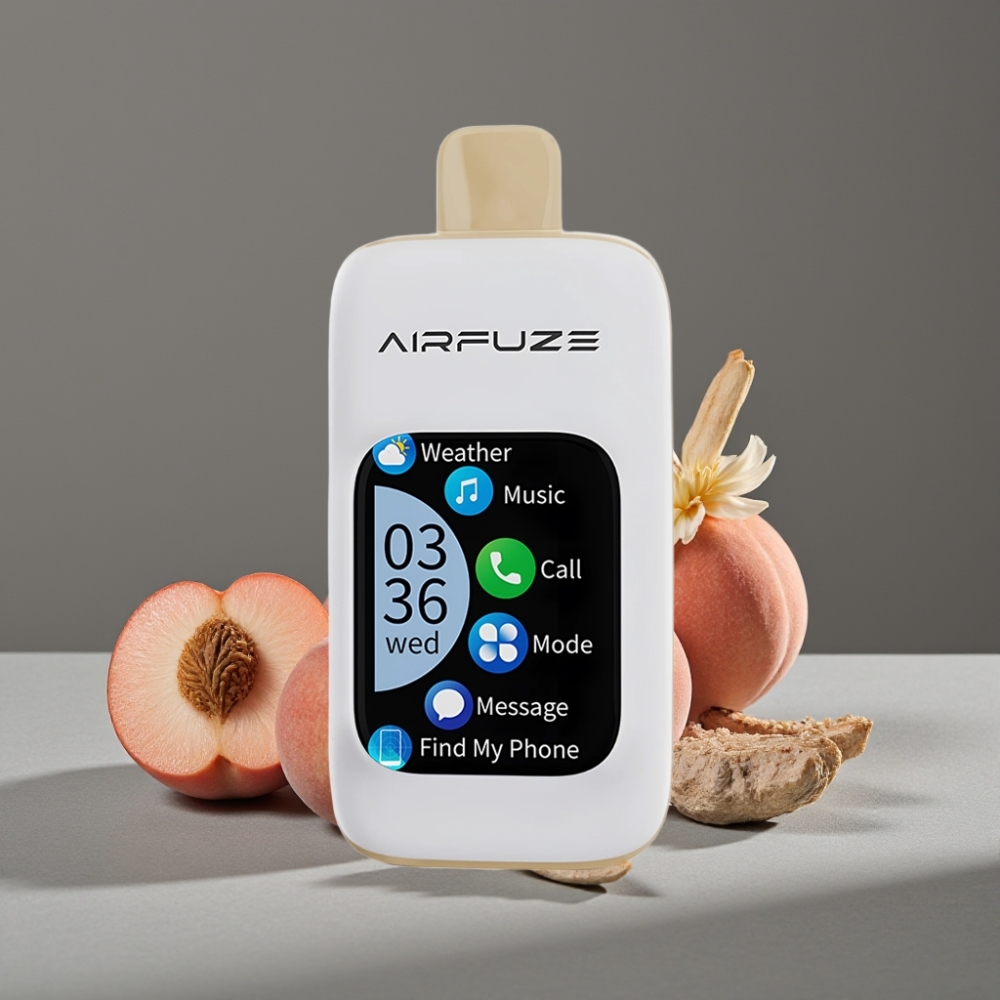 AirFuze Smart Pro 40000 Puffs 20ML Juicy Peach Wireless Music & Call