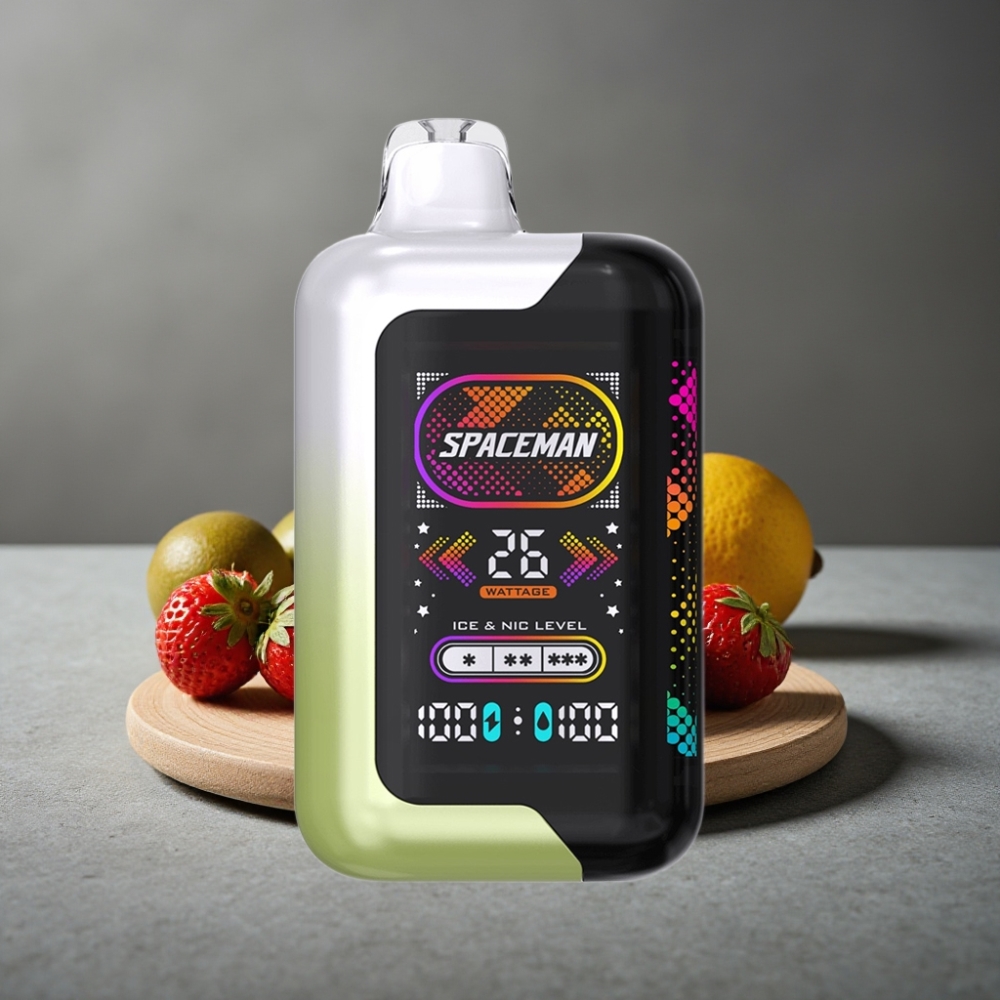 SMOK SPACEMAN SP40000 Zero Nicotine 20ml 40000 Puffs Rainbow Light Strawberry Kiwi