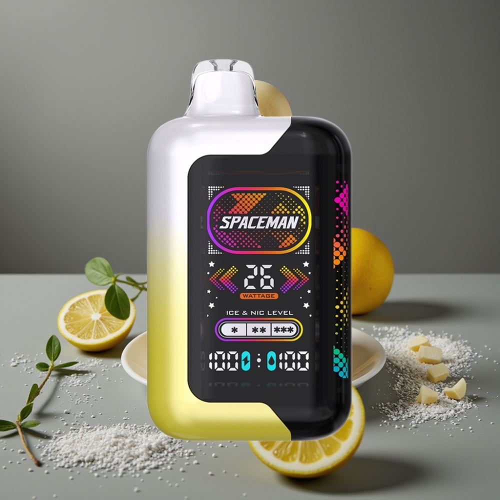 SMOK Spaceman SP40000 Zero Nicotine 20mL 40000 Puffs Lemon Pop Rechargeable Disposable Vape