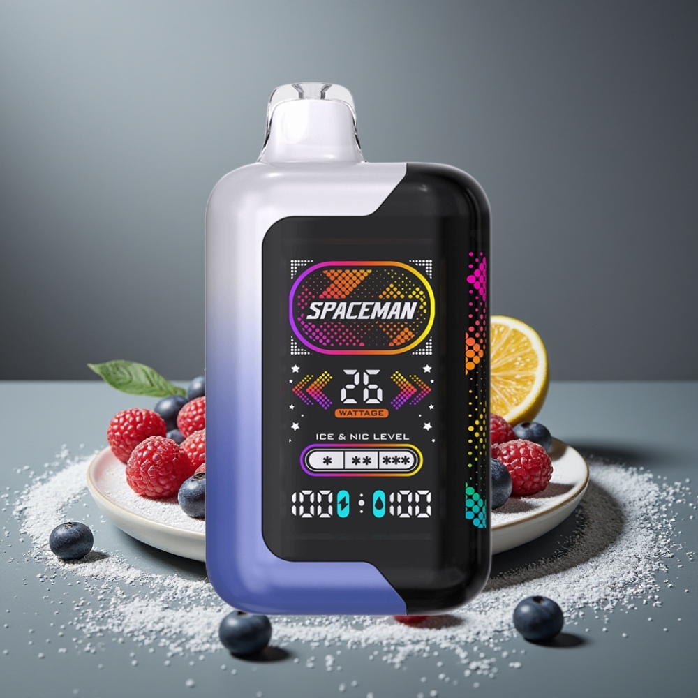 SMOK Spaceman SP40000 Zero Nicotine 20ml 40000 Puffs Blue Razz Ice