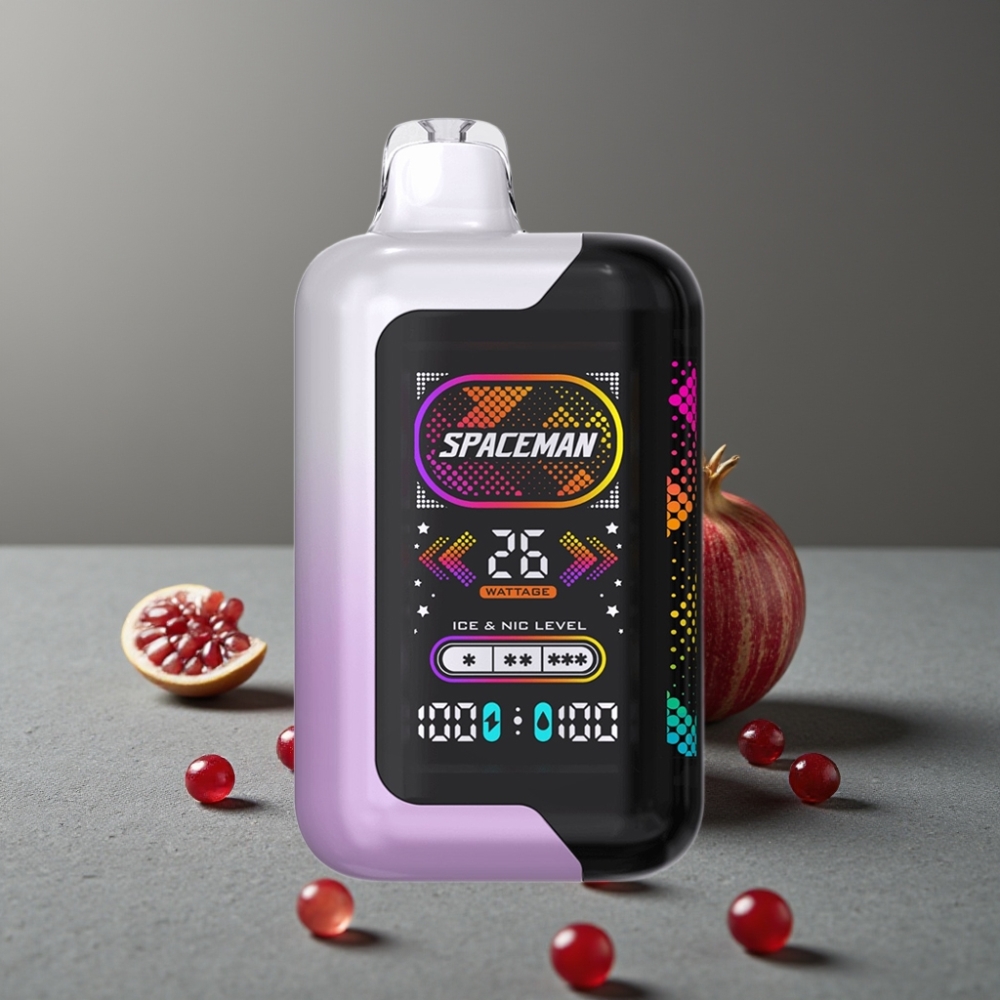 SMOK Spaceman SP40000 Zero Nicotine 40K Puffs Cherry Pomegranate Dual Mesh Rechargeable