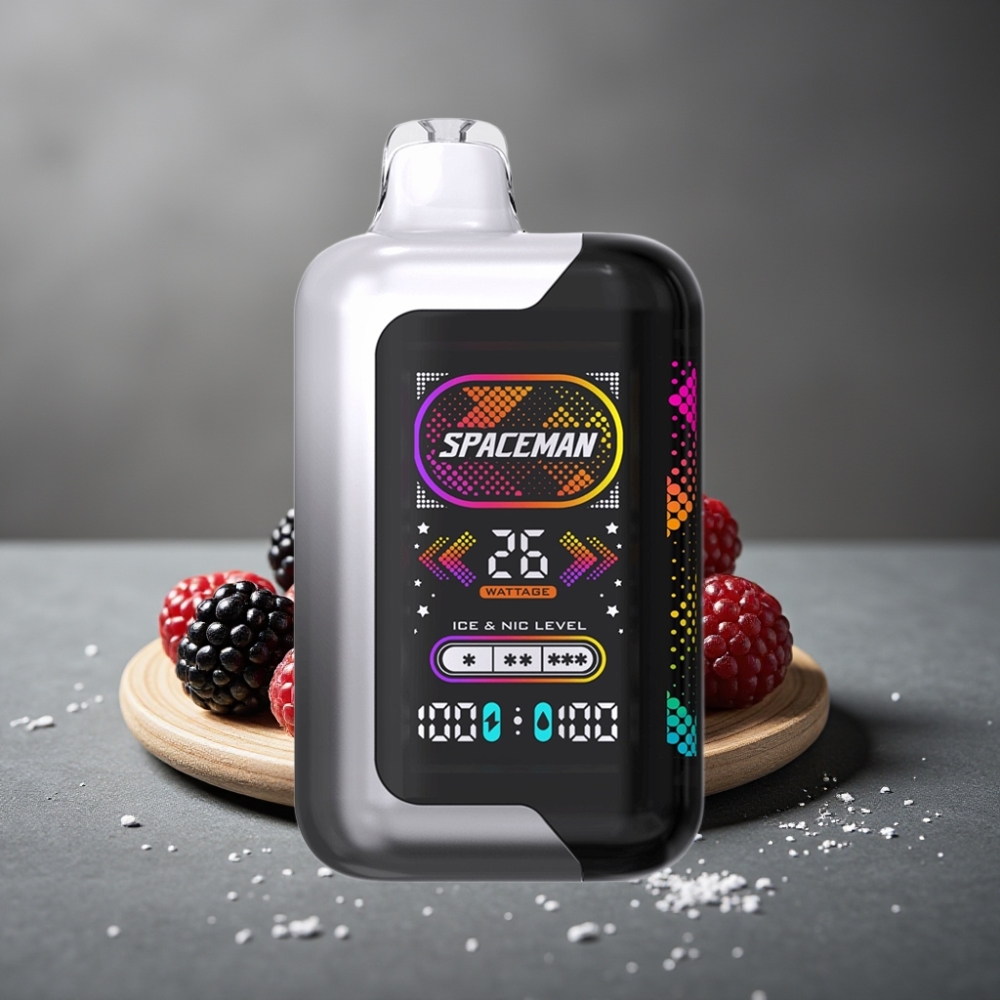 SMOK Spaceman SP40000 Zero Nicotine 40K Puffs Rechargeable Blackberry Razz Disposable