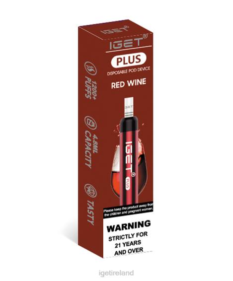IGET vape Ireland Plus P80R40 Red Wine