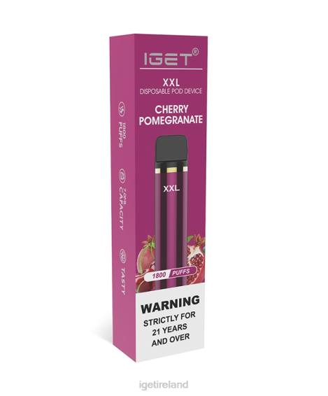 IGET bar Ireland XXL P80R50 Cherry Pomegranate
