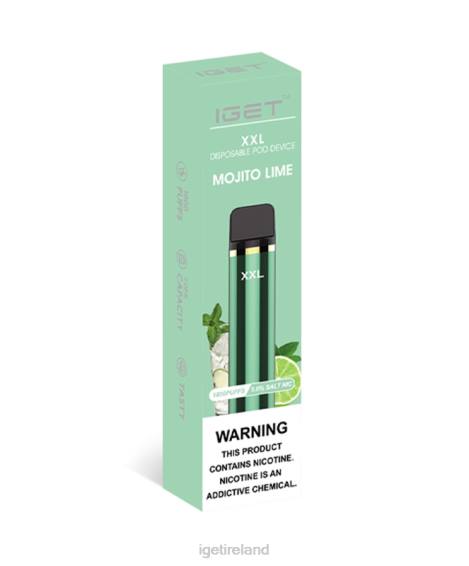 IGET vape Ireland XXL P80R67 Mojito Lime
