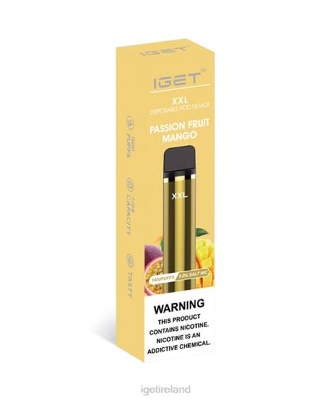 IGET bar Ireland XXL P80R68 Passion Fruit Mango