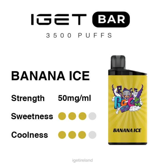 IGET bar shop Bar 3500 Puffs P80R282 Banana Ice