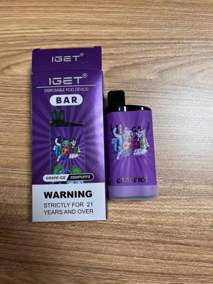 IGET bar shop Bar 3500 Puffs P80R300 Grape Ice