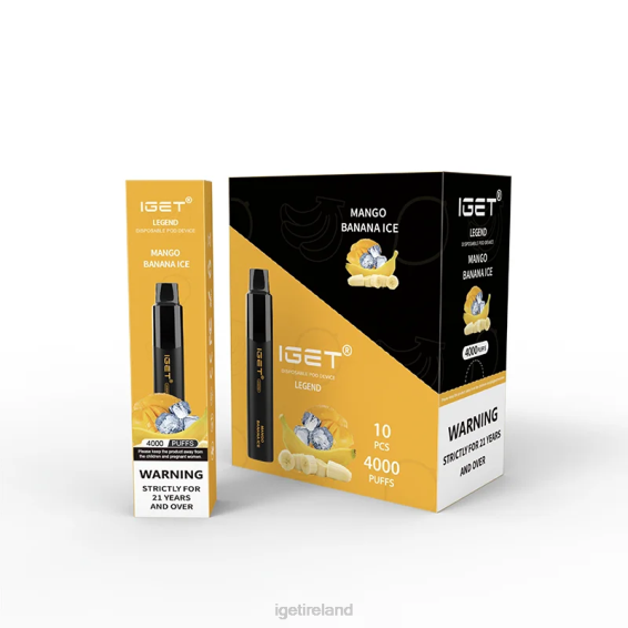 IGET shop Legend 4000 Puffs P80R328 Mango Banana Ice