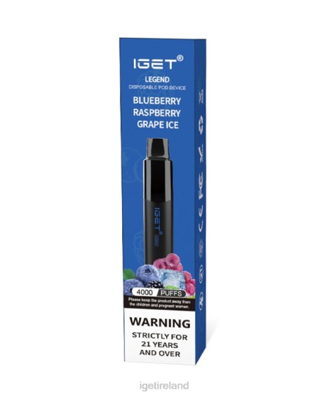 IGET bar store Legend P80R181 Blueberry Raspberry Grape Ice