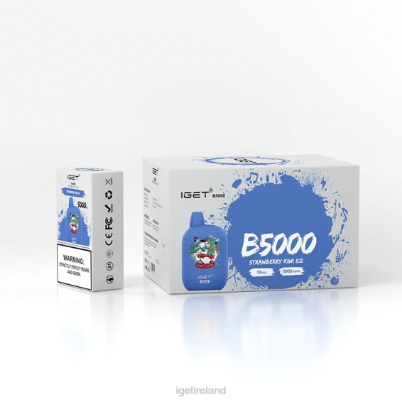 IGET bar nicotine content B5000 P80R314 Strawberry Kiwi Ice