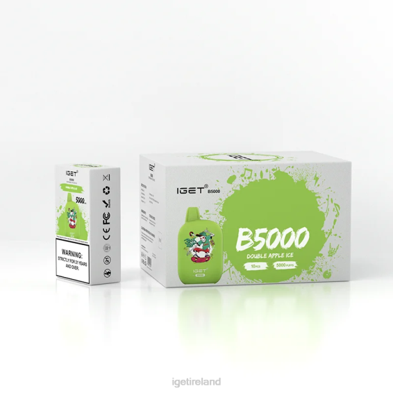 IGET vape B5000 P80R315 Double Apple Ice