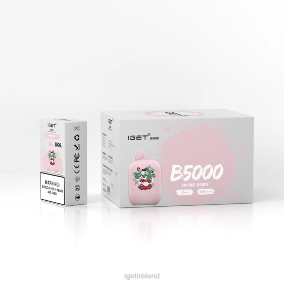 IGET bar Ireland B5000 P80R317 Sakura Grape